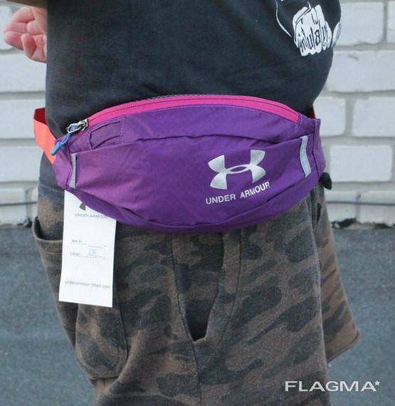 Поясная сумка Under Armour (фиолетовая) сумка на пояс | Зображення 7