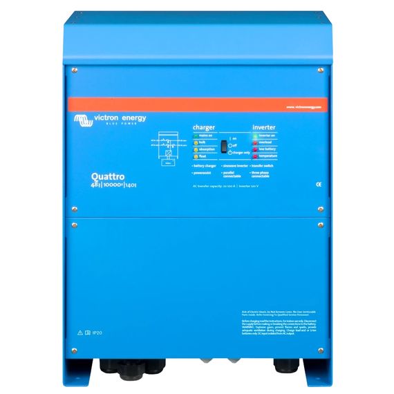 VictronEnergy Quattro 48/10000/140-100/100 однофазный чистая синусоида Інвертор