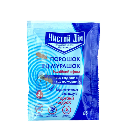 Порошок від мурах 65гр Чистий Дім