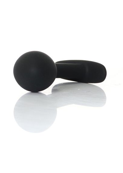 Анальна пробка - Silicone Black Curved Plug M | Зображення 2