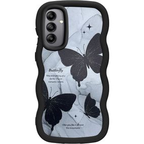 Чехол TPU Cloudy Pictures для Samsung Galaxy A35 Butterflies