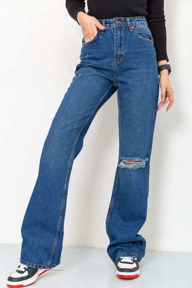 Джинсы женские демисезонные   цвет синий 164R6149