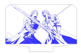 Акриловий світильник-нічник Devil May Cry 5 синій tty-n002011