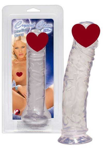 Фаллоимитатор - Crystal Clear Medium Dong Sex Aura