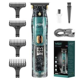 Бездротова чоловіча електрична машинка для стрижки VGR V-961, Тример акумуляторний для волосся та бороди