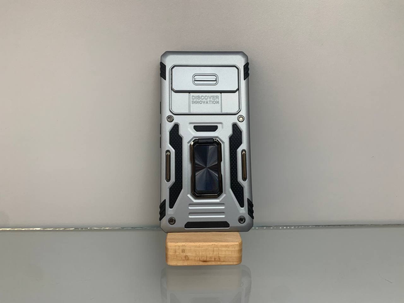 Google Pixel 9 Pro XL сірий Протиударний Чохол накладка Ring Magnet Camera slide з кільцем