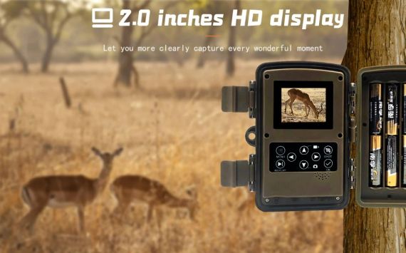 Нагрудная боди камера Фотоловушка PR700PRO охотничья камера P66 12mp с экраном и ночным видением | Зображення 3