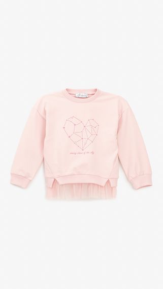 Костюм світшот+штани для дівчинки Baby Show 14705 104 см Рожевий shop (2000999521584) | Зображення 1