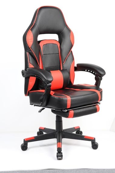 Кресло геймерское Goodwin Parker blackred с подставкой | Зображення 2