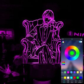 Акриловий світильник-нічник керування з телефона Патріот Моріарті tty-n001926