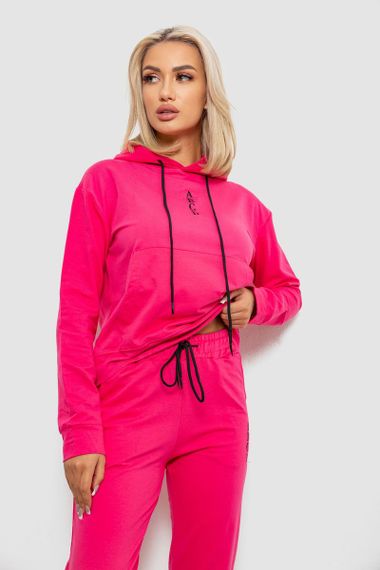 Спортивный костюм женский двухнитка, цвет розовый, 214R1419-001 | Зображення 1
