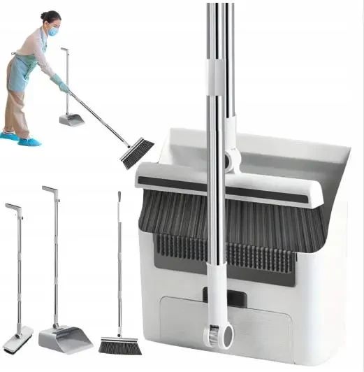 Віник та щітка з совком для прибирання 3 в 1 | Зображення 1