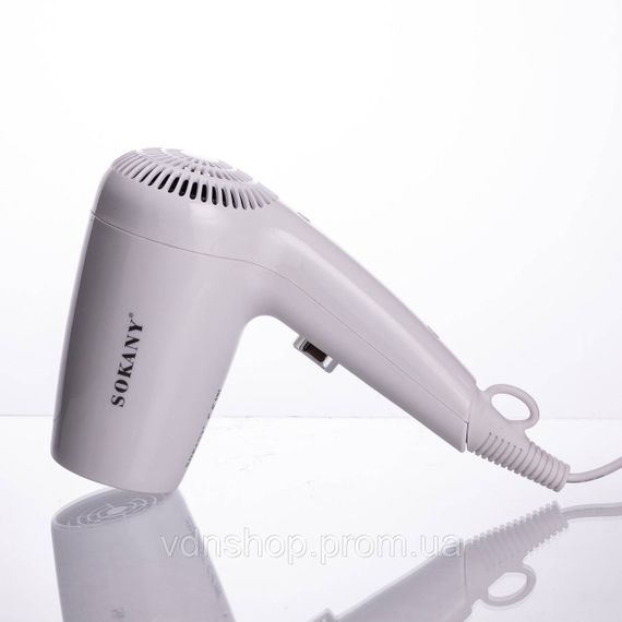 Фен настінний для сушіння волосся побутовий фен для укладання компактний потужний 1200 Вт SK-CF-2217 | Зображення 3