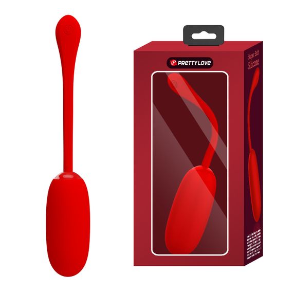 Виброяйцо PRETTY LOVE JULIUS EGG Red 12 function vibrations sexstyle | Зображення 3