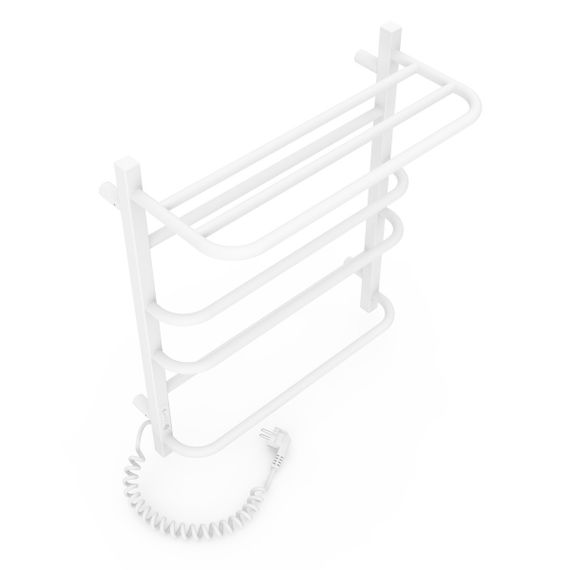 Електрична рушникосушарка Laris Зебра Комфорт ЧФ6 500 х 600 Е з полицею (підкл. зліва) R3 | Зображення 2