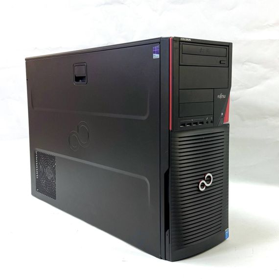 Рабочая станция Fujitsu Celsius R930 Tower / Intel Xeon E5-2640 v2 (8 (16) ядер по 2.0 - 2.5 GHz) / 16 GB DDR3 / 1000 GB SSD + 1000 GB HDD / nVidia Quadro K4000, 3 GB GDDR5, 192-bit / DVD-ROM / 800W б/у | Зображення 4