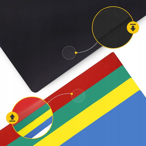 Мат гімнастичний складаний 4FIZJO XL 240 x 120 x 5 см Multicolor (P-5905973402774) | Зображення 2