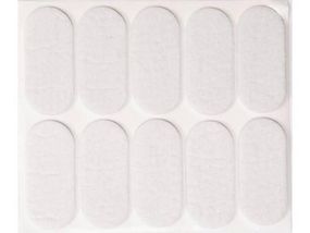 Протектор самоклеючий повстяний VOREL, 20х45мм, набір 10шт. [60/720] VR-74846