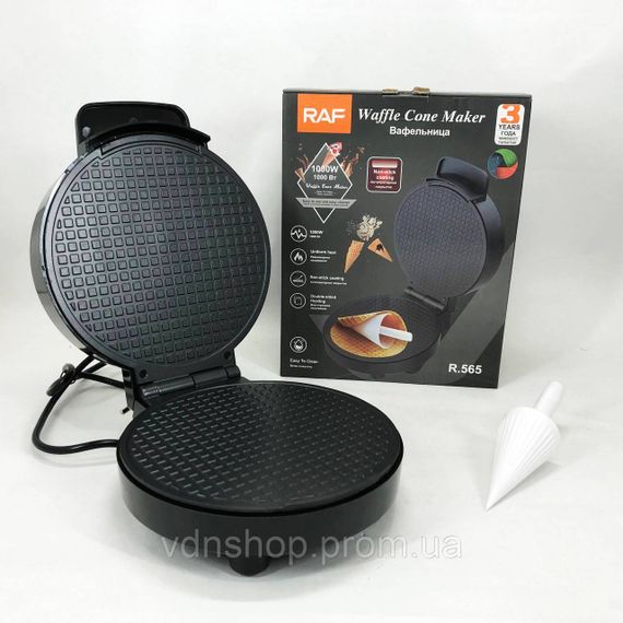 Вафельниця для тонких вафель RAF, Вафельниця бельгійська вафля для пишних вафель VB-63 | Зображення 3