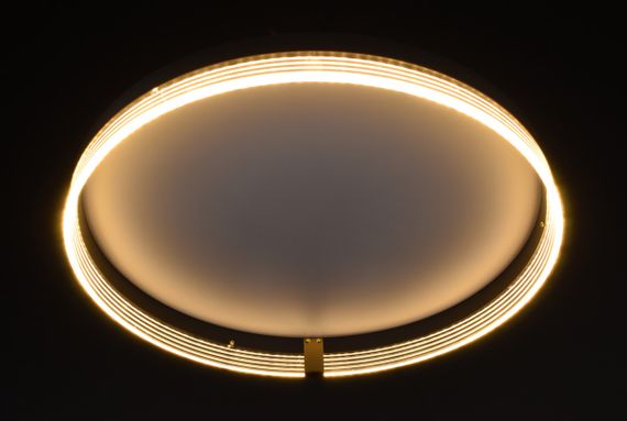 Люстра світлодіодна стельова LED світильник для квартири на стелю лед 27892 Білий 8х49х49 см. | Зображення 2