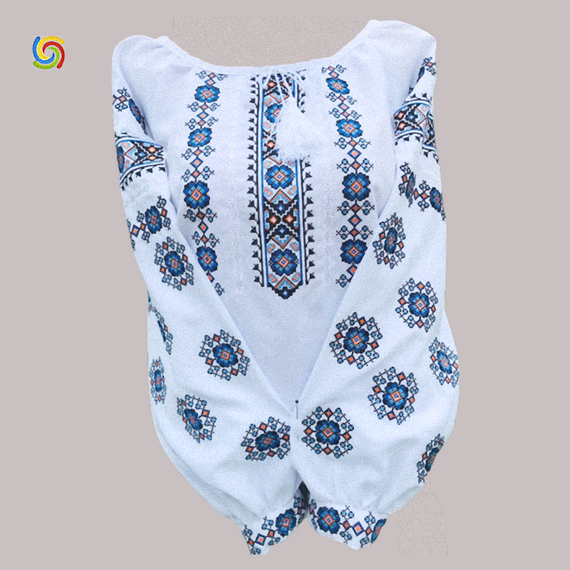 Рубашка Украинская вышиванка 23242 цвет белый размер S | Зображення 1