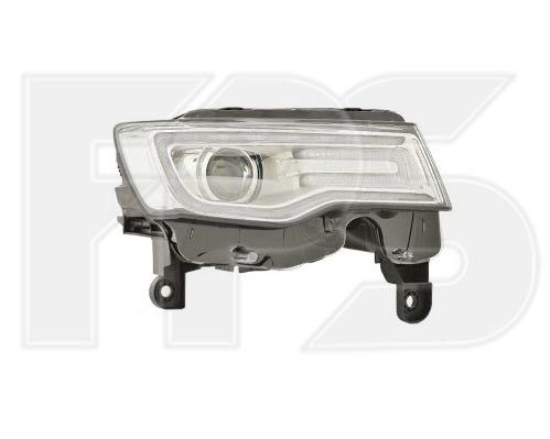 Ліва фара JEEP GRAND CHEROKEE 13-  ел. хром. xenon + led eur,