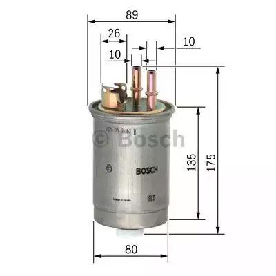Фільтр паливний FORD FOCUS, BOSCH (0450906357) | Зображення 4