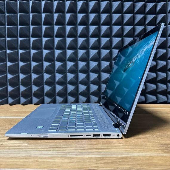 Ноутбук-трансформер Б-клас HP Pavilion X360 / 13.3" (1920x1080) IPS Touch / Intel Core i3-8130U (2 (4) ядра по 2.2 - 3.4 GHz) / 8 GB DDR4 / 128 GB SSD / Intel HD Graphics 620 / WebCam б/в | Зображення 7