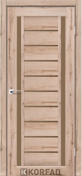 Двері Korfad Valentino Deluxe VLD-03 Дуб Тобакко