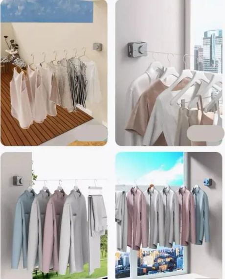 Складна настінна сушарка для білизни | Зображення 4