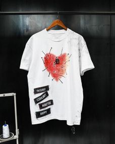 Футболка чоловіча з принтом повсякденна L Білий