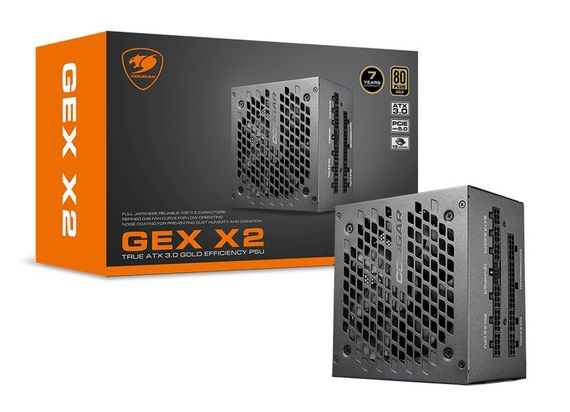 Блок живлення Cougar GEX X2 1000, 1000 Вт, 80 Plus Gold, модульний | Зображення 4