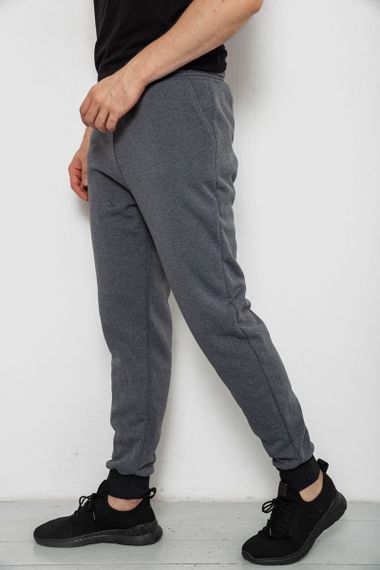 Спортивные штаны мужские на флисе, цвет серый, 238R56910-5 | Зображення 2