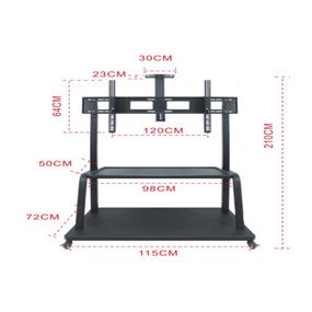 Кронштейн для TV PiPo PP- 2100A, 40 "-70"-100 ", до 65кг, без наклона, Black