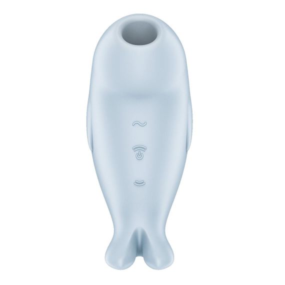 Вакуумный клиторальный стимулятор с вибрацией Satisfyer Seal You Soon, 2 независимых мотора Sex Aura | Зображення 1