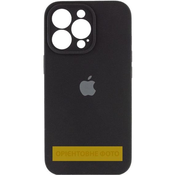 Чехол Silicone Case Full Camera Protective (AA) для Apple iPhone 17 Pro Max (6.9") Черный / Black