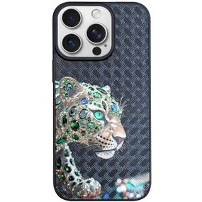 Чехол TPU+PC Crystal Hunt with MagSafe для Apple iPhone 16 Pro Max (6.9") Black