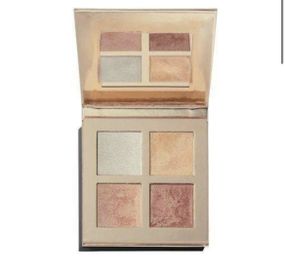 Makeup revolution face quad палетка хайлайтерів incandescent
