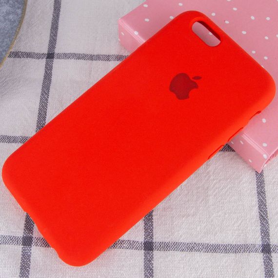 Чехол Silicone Case Full Protective (AA) для Apple iPhone 6/6s (4.7") Красный / Red | Зображення 1