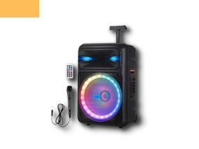 Портативна колонка бумбокс XPRO GZ-2680 валіза 30Вт, USB, SD, FM радіо, Bluetooth, 1 мікрофон, ДК (MER-15675)
