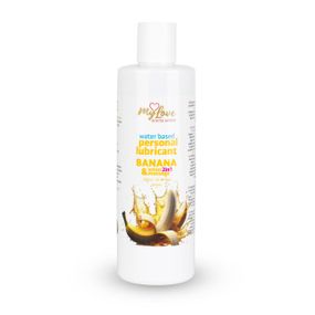 2в1 лубрикант та масажний гель - MyLove Aroma Series Intim&Massage Banana, 300 мл Sex Aura