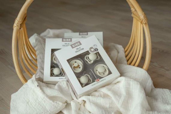 Набір сосок пустушок BIBS Try It Ivory від народження 0-6 міс | Зображення 3