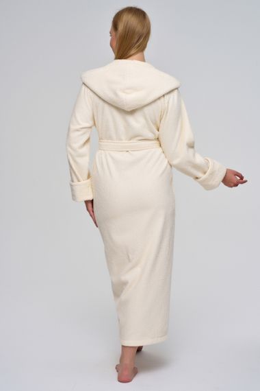 Жіночий халат Nusa 3879 кремовий S | Зображення 2