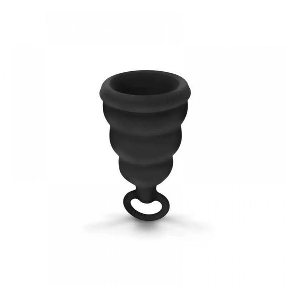 Менструальна чаша Gcup Gvibe, S, чорна, 6 х 3.5 см Sex Aura | Зображення 2