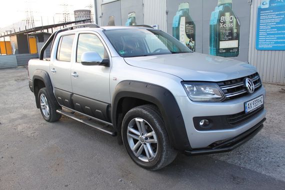 Молдинг на дверь OmsaLine (6 шт, ABS) для Volkswagen Amarok 2010-2022 гг | Зображення 8