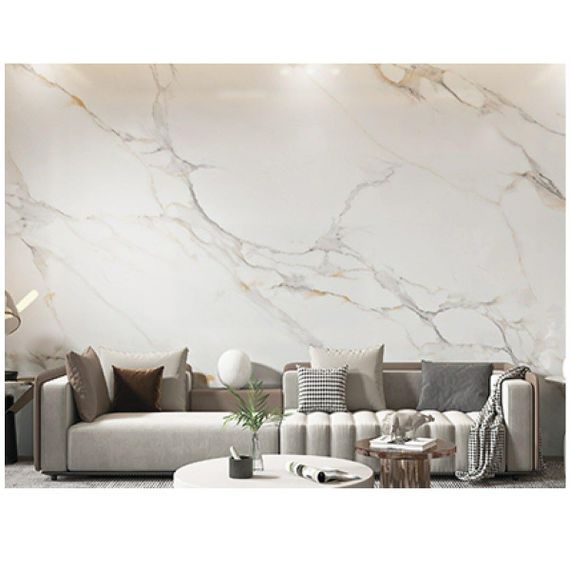 Самоклеюча вінілова плитка набір (6 рулонів) 3600х2800х2мм Бежевий мармур SW-00001448 | Зображення 2