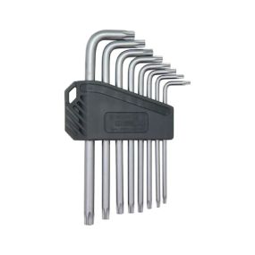 Набор ключей Г-образных WURTH 575239122 TORX с отверстием, TX6-25, 8 шт., RED STRIPE
