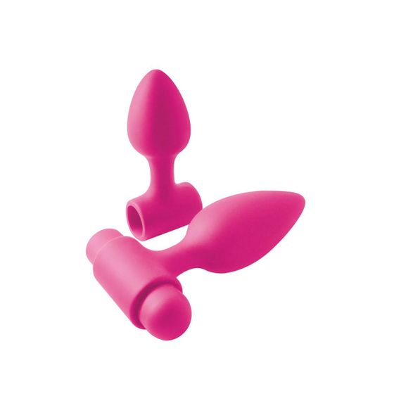 Анальна пробка з вібрацією NS Novelties INYA - Vibe-O-Spades -Pink Sex Aura