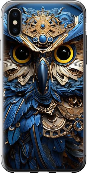 Чехол на iPhone X Сова v2 "5649u-1050-17620"