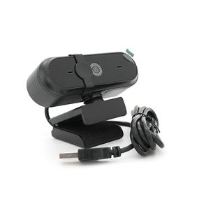 Вебкамера із мікрофоном A03, 2K 30fps, пласт. корпус, Black, BOX